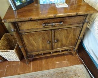 Vintage Faux Bamboo Bedroom Set by Century Furniture