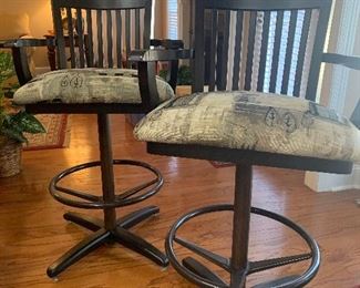 Two bar chairs
