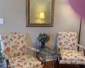 Pair of upholstered chairs, great condition 