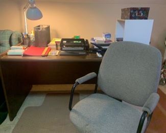 Desk and desk chair