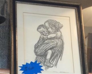 “Mother and son” - $400