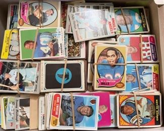 Vintage football card collection 