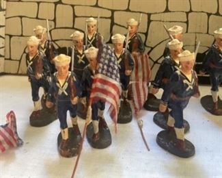 Antique toy soldiers