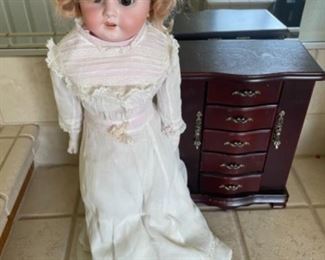 Antique German Bisque Doll 1894