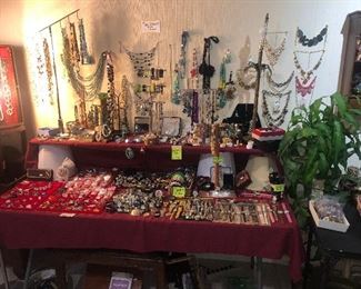 Large jewelry selection with dozens and dozens of watches and bracelets!