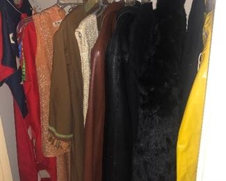 Lots and lots of stylish, vintage clothes 