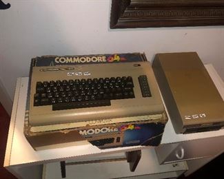 Vintage Commodore 64 computer outfit with box