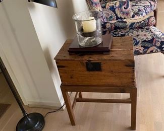 19th century chest on frame