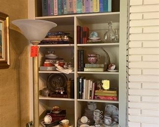 Fine china, assorted glassware and decorative items