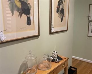 Pair Gould lithographs