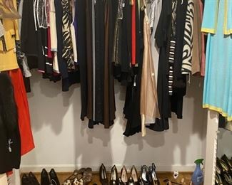 St. John suits and separates, Carlisle separates, designer shoes