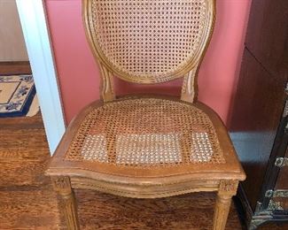 Set of 8 matching Caned Dining Chairs