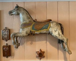 Antique Carousel Horse - 52” x 3’ x 10”