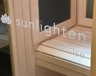 WOW! Stay warm this winter and check out this awesome Sunlighten m Pulse sauna! This sauna measures 50x79x46 inches and is in very good condition.