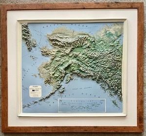 Raised Relief Map of Alaska by Hubbard Scientific