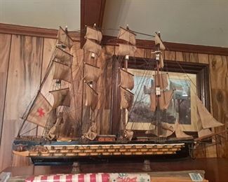 Vintage Spanish Tall Ship Model (Fragata Espanola)