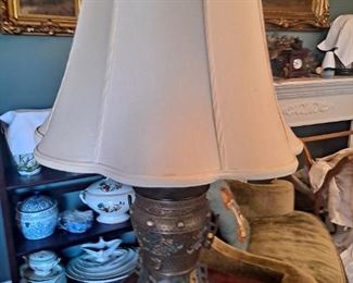 Asian Brass Lamp