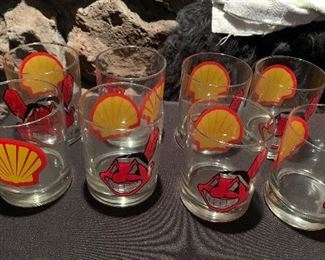 Shell Indians glassware