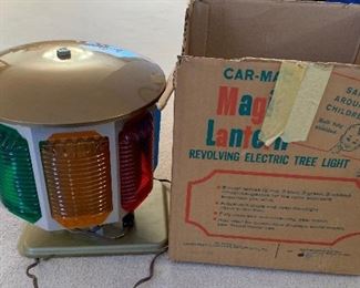 Christmas "Magic Lantern" revolving tree light 