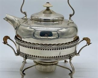 Sterling Tea Pot on Stand