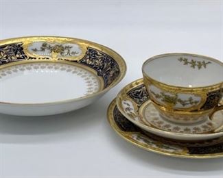 Czech Epiag Porcelain Partial Dessert Set