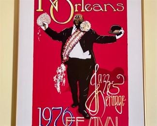 New Orleans Jazz & Heritage Festival 1976 Poster