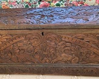 Ornately Carved Trunk