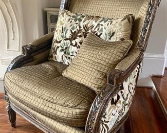 pair of matching Marge Carson chairs