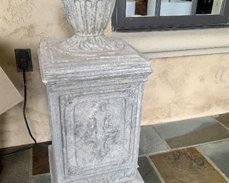 Frontgate faux-concrete waste can