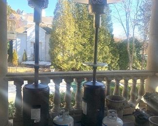 2 propane outdoor heaters