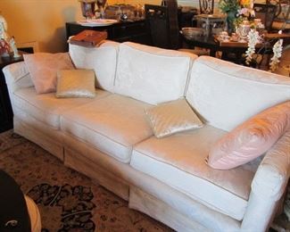 Sofa with matching loveseat