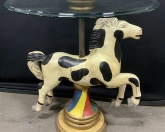 Vintage Merry-Go-Round Side Table, Spain
