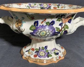 MASON Hand-painted Porcelain Footed Bowl
