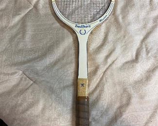 Vintage wood tennis racket