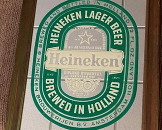 Bar mirror - Heineken