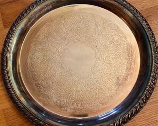 Silver plated platter