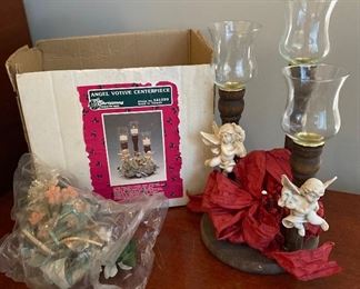 Christmas candle holders