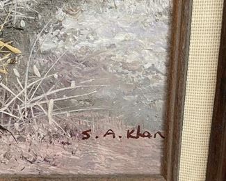 Signed by the Artist - S.A. Kahn