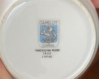 Camelot China "American Rose"