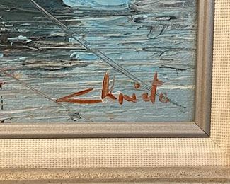 Close Up of the "Christo" Signature