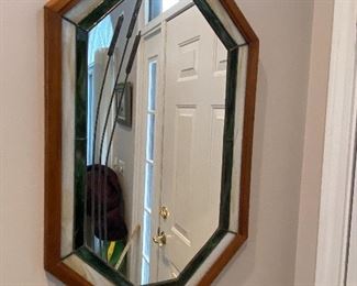 Decorative Stained Glass Wall Mirror