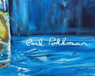 Signature of Earl Pohlman (Possibly Carl Pohlman?)