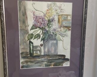 Original Watercolor Still Life by Kathryn Bovard, "BoKay"