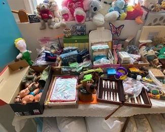 Bed Pillows, Board Games, Crafting Supplies, Toys