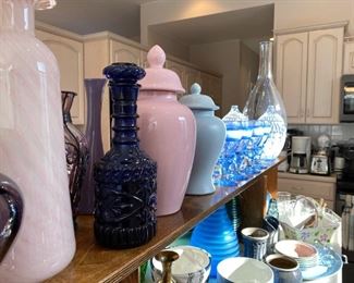Haeger, Blown Glass, Vases, Dishes