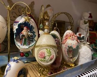 A Variety of Faberge Eggs