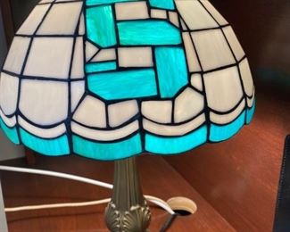 Tiffany Style Michigan State Desk Lamp