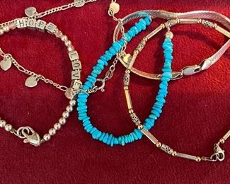 Sterling bracelets 