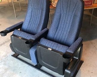 THEATER SEATS NEVER USED FROM NORTHGATE MALL. 