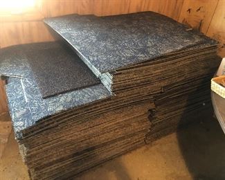 CARPET SQUARES.  GREAT FOR CEMENT FLOORS.